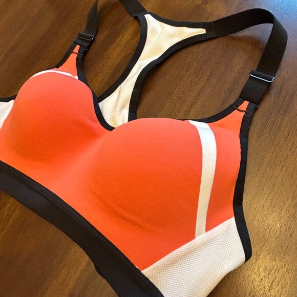 Victoria Sport Incredible by Victoria's Secret Sports Bra Racerback Orange 34A - Picture 2 of 13